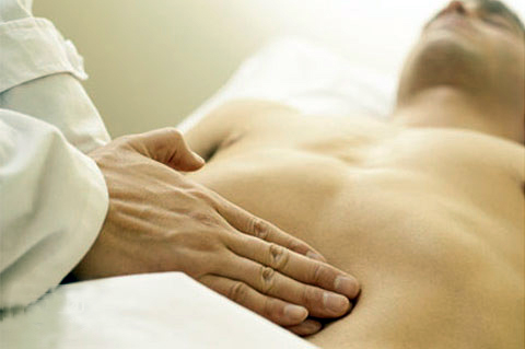 health care of the abdomen by chinese massage