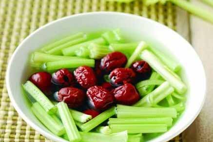 decoction of celery and chinese-date for hypertension (image)