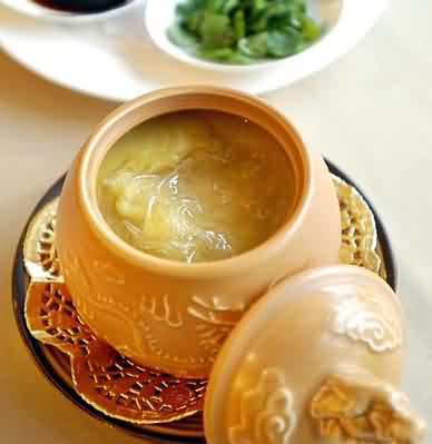 egg steamed with notoginseng for peptic ulcer (image)