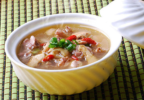 soup of dangshen, lily bulb for pulmonary tuberculosis