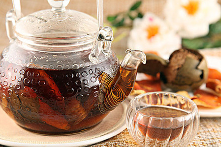 tea with luohanguo for pharyngitis (image)