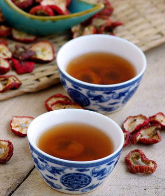 lotus leaf and hawthorn fruit drink for obesity (image)