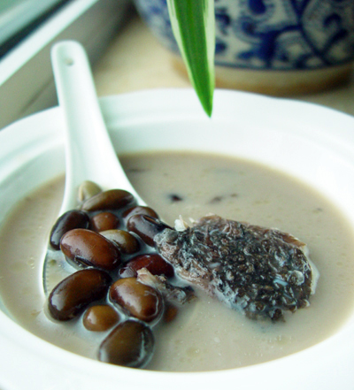 soup of black soybean, astragalus root for thrombopenic purpura