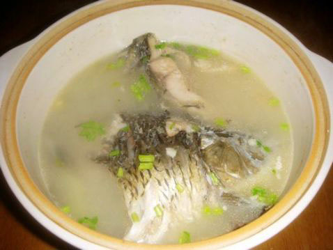 soup of carp inducing diuresis for cirrhosis (image)