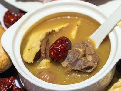 mutton soup with chinese angelica root for painful menstruation