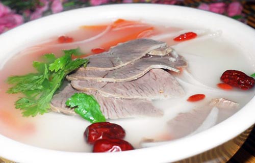 mutton soup with perilla leaf for vomiting during pregnancy