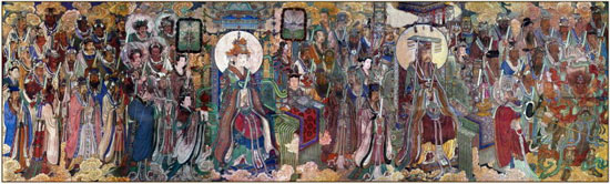 medical topics depicted in murals from the yongle palace