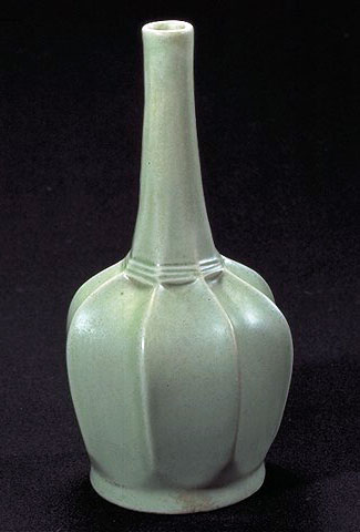 octagonal bottle for water used in ritual